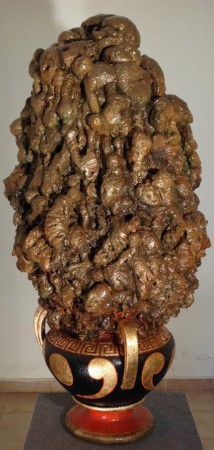 IL VASO DI PANDORA di carmelo compare SCULTURA, POLITICO/SOCIALE, FILOSOFIA, 40X160X40CM