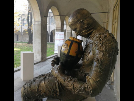 MUSEO GONZAGA DI MANTOVA- particolare della scultura IL TEMPO